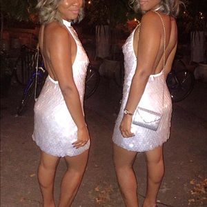 Marciano Halter Dress white